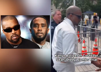 Rapper Kanye West Attends Diddy's Trial