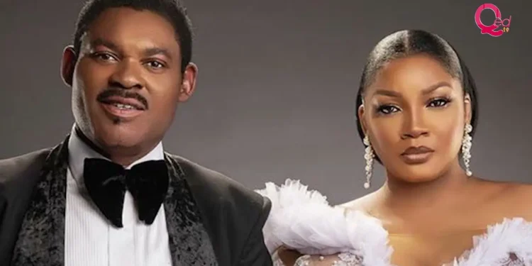 Omotola Jalade-Ekeinde and her husband