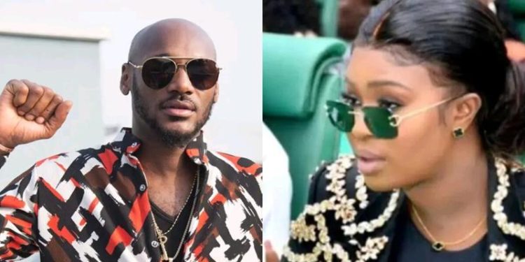 2face Idibia and Natasha Osawaru
