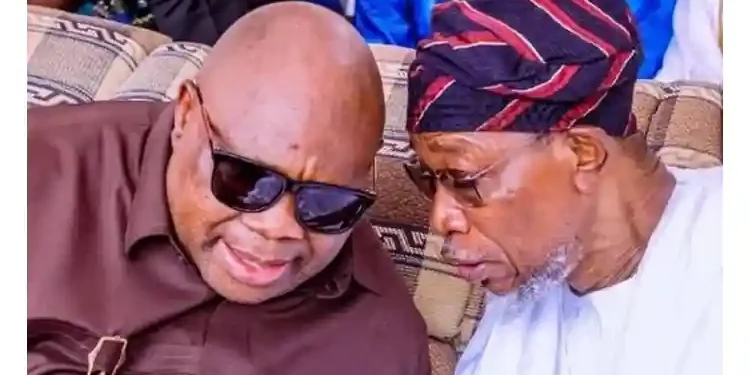 Ademola Adeleke and Rauf Aregbesola