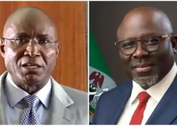 Ovie Omo-Agege and Governor Sheriff Oborevwori