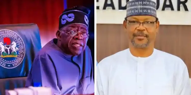 Bola Tinubu and Salihu Abdullahi Dembos