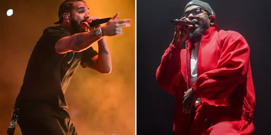 Drake and Kendrick Lamar