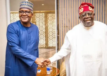 Aliko Dangote and Bola Tinubu
