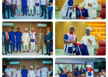 Gov. Monday Okpebholo and Lancelot Imasuen