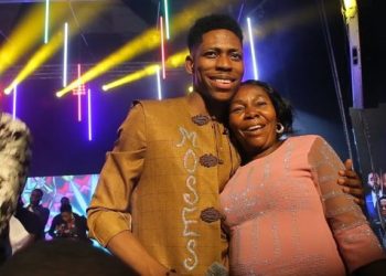 Moses Bliss and his mother