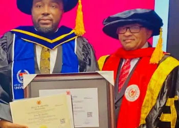 Myles Leadership University Confers Honorary Doctorate on Dr. Rex Idaminabo, Other Global Visionaries in London Ceremony