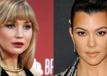 Kourtney Kardashian and Jennifer Lawrence