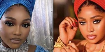 Mercy Aigbe and Regina Daniels