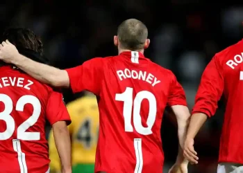 Rooney, Tevez and Ronaldo