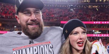 Taylor Swift and Travis Kelce