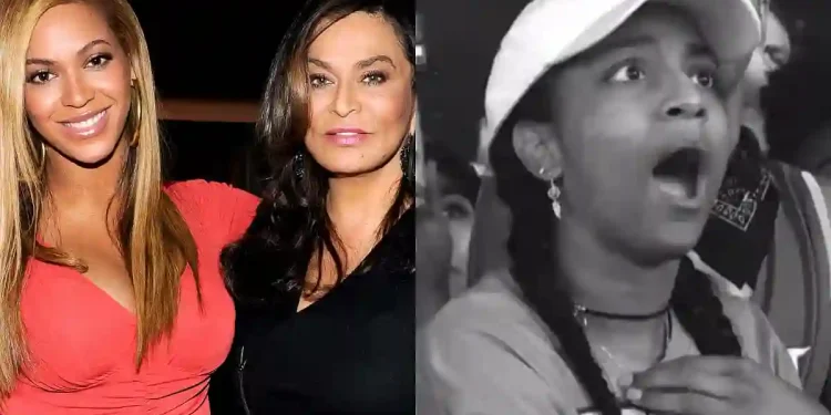 Tina Knowles and Sydney Hardeman