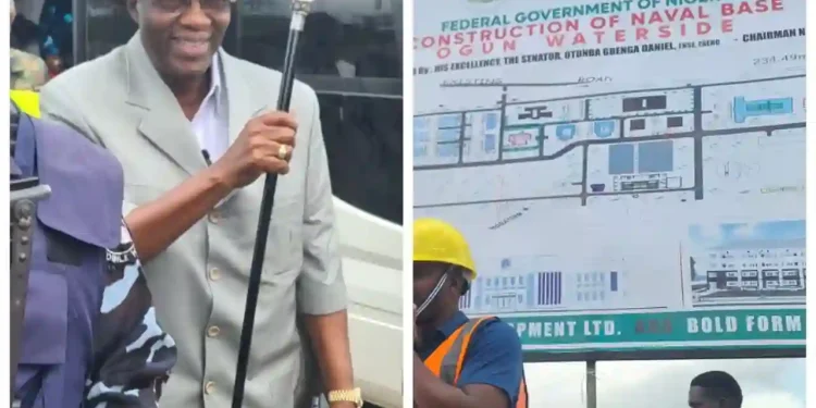 Gbenga Daniel’s Ogun East Naval Base N2bn Project Set for Q1 2026 Phased Completion