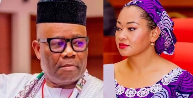 Senator Akpabio and Natasha