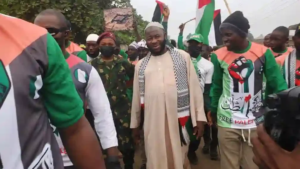 Islamic Group Filmed Raising Palestinian Flag in Osun State Sparks Security Concerns