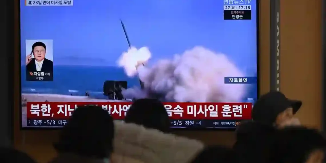North Korea launches ballistic missiles into Sea of Japan