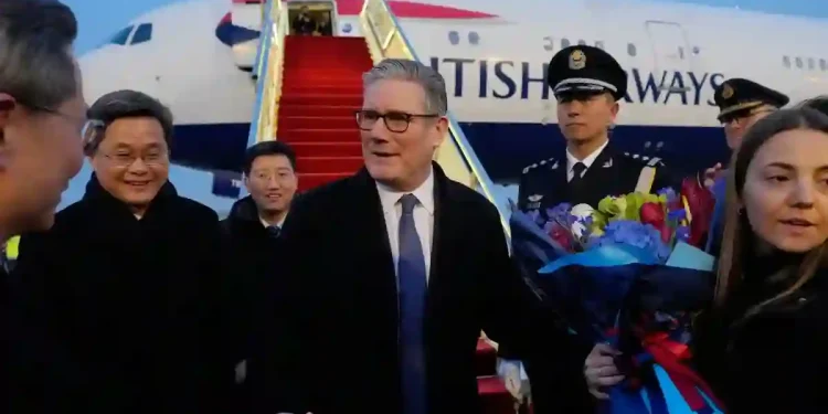 UK Prime Minister Starmer Lands in Beijing for High-Stakes China Visit