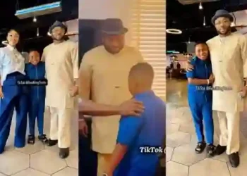 Olakunle Churchill and Tonto Dikeh reconcile after decade-long separation, reunite with son