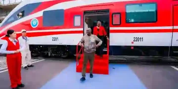HEADLINE: Lagos Bolsters Red Line Rail Network With Fresh Batch of 24 Train Cars From China