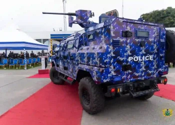Ghanaian Man Arrested After Stealing Police Armoured Vehicle in Ashanti