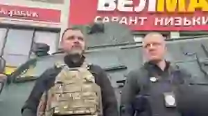 headline: six killed, several injured as gunman opens fire and takes hostages in kyiv