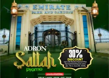 Adron Homes Unveils Sallah Mega Promo with 30% Discount and Exciting Gift Rewards for Subscribers