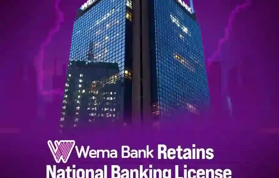 Wema Bank Surpasses CBN Recapitalisation Benchmark, Retains National Licence