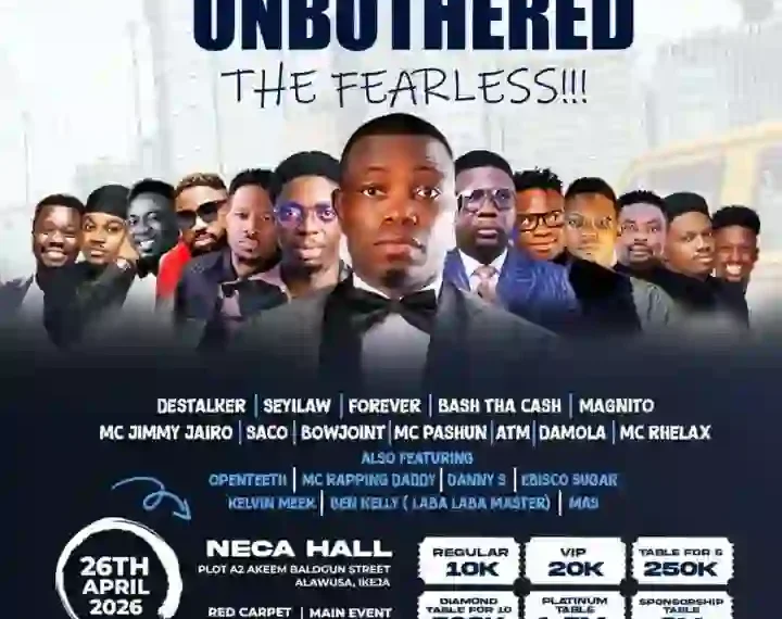 5 Reasons Why Lovers of Good Comedy Should Attend “Mr Talk Unbothered – The Fearless on Sunday”