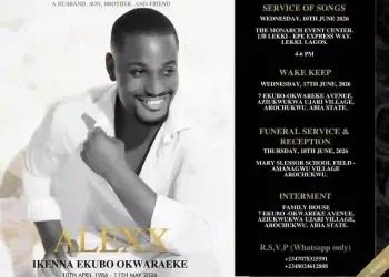 Alexx Ekubo’s Family Releases Funeral Plans