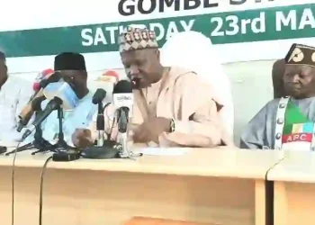 Tinubu Sweeps Gombe APC Primary With 450,517 Votes, Opponent Gets None