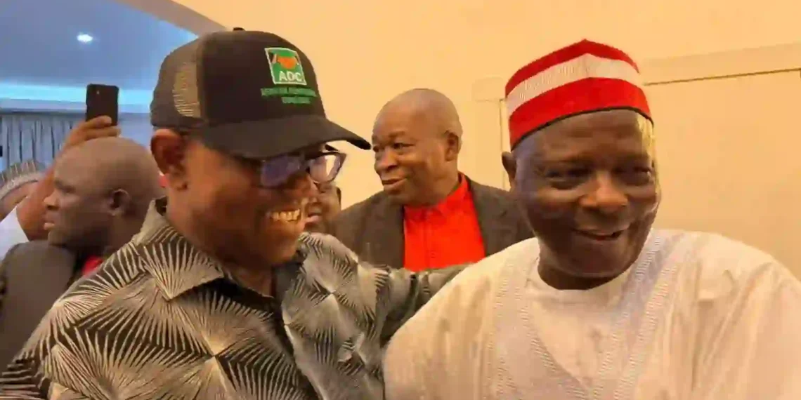 ADC Crisis Deepens as Obi, Kwankwaso Move to NDC Ahead of Monday Defection Announcement