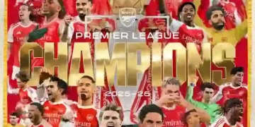 Headline: Arsenal Win Premier League Title