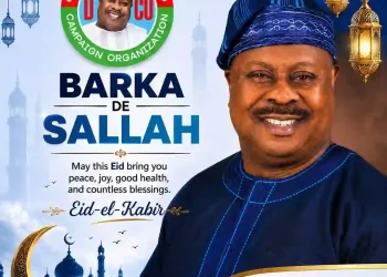 Hon. Ayo Da-Silva Felicitates with Muslims on Eid-el-Kabir