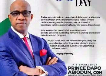 Adron Group Chairman Hails Dapo Abiodun’s Leadership at 66