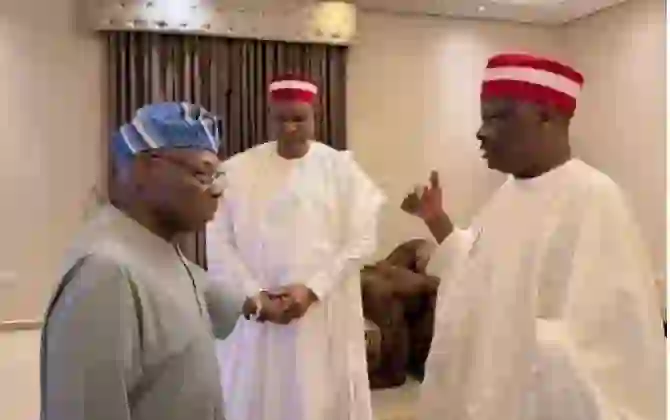 Obasanjo Visits Kwankwaso, Gwarzo During Kano Meeting