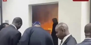 Fire Breaks Out in Senate Wing of National Assembly