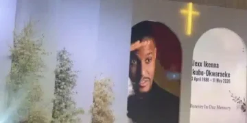 Celebrities, Fans Pay Tribute as Alex Ekubo’s Service of Songs Holds in Lagos