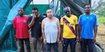 NDLEA Dismantles Meth Factory in Oyo Forest, Arrests Mexican Drug Expert and Four Nigerians