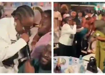Teni’s Wedding Dance Move Interrupted as Woman Pulls Husband Away, Sparks Reactions Online