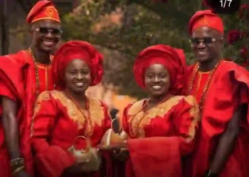 Twin Brothers Marry Twin Sisters with Matching Names in Rare Double Wedding