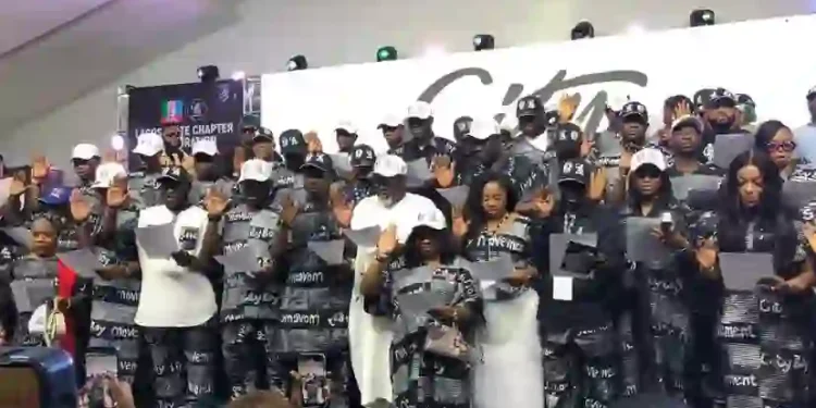 City Boy Movement Launches Lagos Chapter, Rallies Youth Support for Tinubu’s 2027 Re-Election