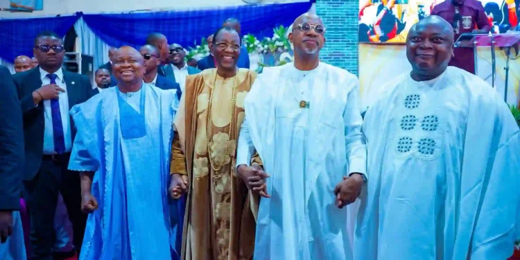 Otunba Gbenga Daniel Unites Opposition At Wife's Mother's Burial