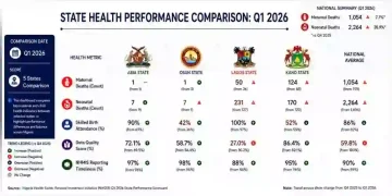 Abia, Osun Record Lowest Maternal Deaths as Nigeria Reports 1,054 Maternal Fatalities in Q1 2026