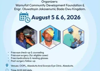 WYCDF Issues Urgent Call for Sponsorship as It Launches Free Eye Clinic 2026 to Restore Sight for 1,000 Nigerians in Abeokuta