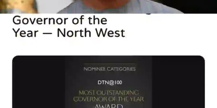 Click to Vote Zamfara State Governor, Dauda Lawal as ‘Outstanding Governor of the Year’ North West for DTN @ 100