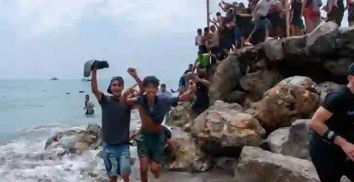 Spain's Ceuta Declares Humanitarian Emergency as Thousands of Migrants Cross from Morocco