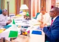 Tinubu Meets With EFCC Boss, Housing Minister In Abuja