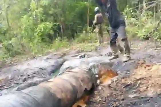 Navy Destroys 2 Illegal Refineries, Recovers 85,000 Litres of Stolen Crude in Rivers