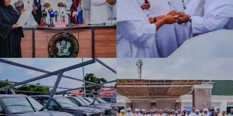 Governor Dauda Lawal Distributes Official Vehicles to Judicial Officers, Clears Over ₦600 Million Allowance Backlog