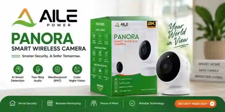 AILE Power Launches PANORA AI Smart Security Camera in Nigeria